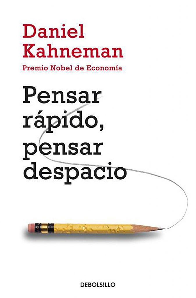 Portada libro pensar rápido pensar despacio