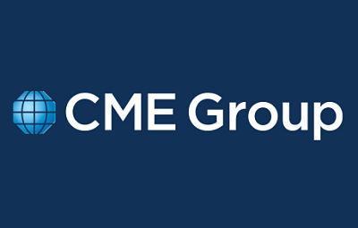 Logo del CME Group la bolsa más grande para el trading de futuros